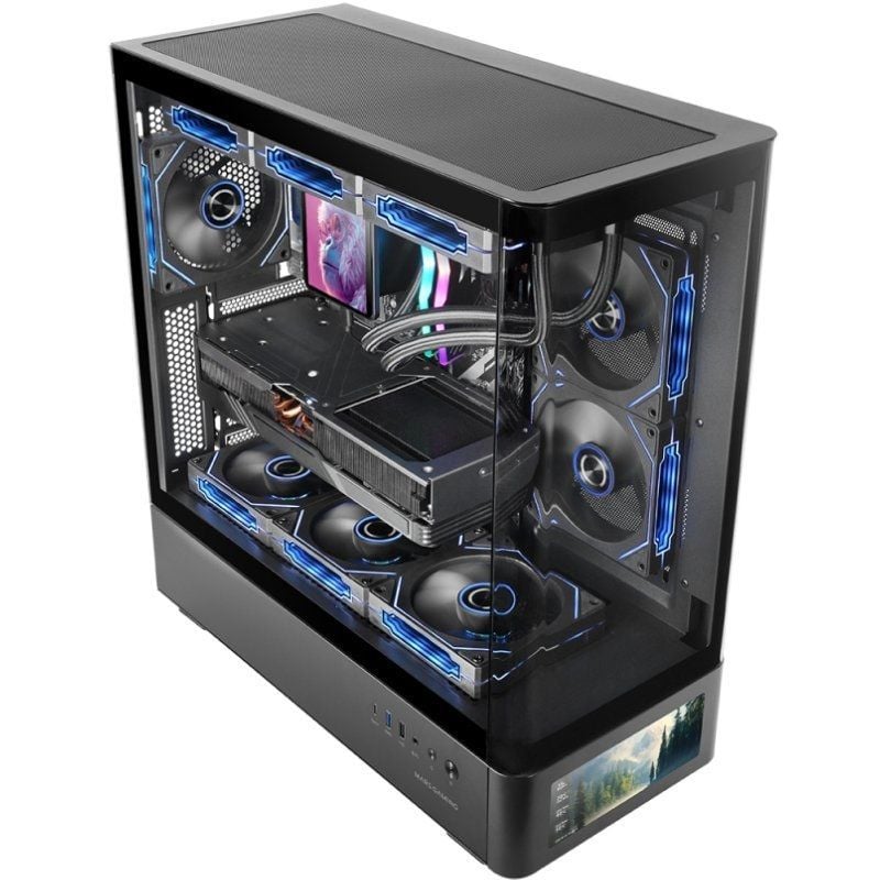MARS GAMING Caja ATX Pantalla IPS 7,2"