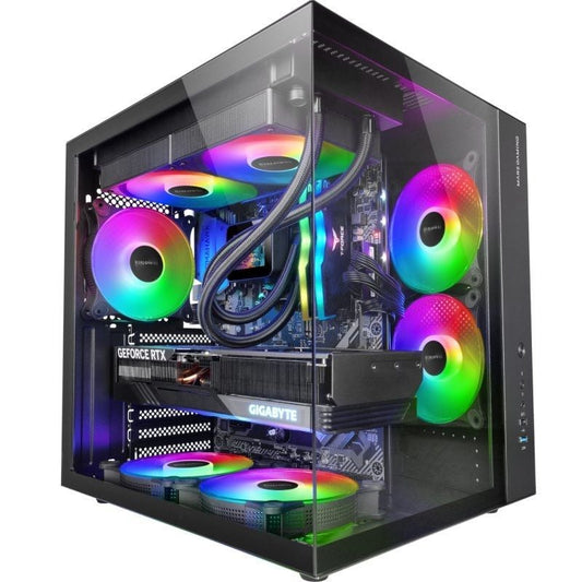 MARS GAMING MCV-ONE Atx Doble Cámara Negro