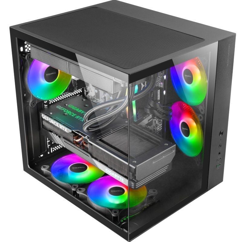 MARS GAMING MCV-ONE Atx Doble Cámara Negro