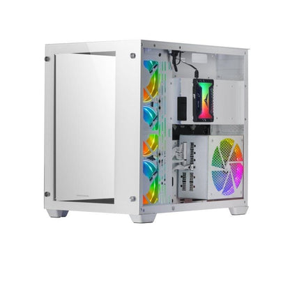 MARS GAMING Torre E-atx MCV3 PREMIUM XXL WHITE