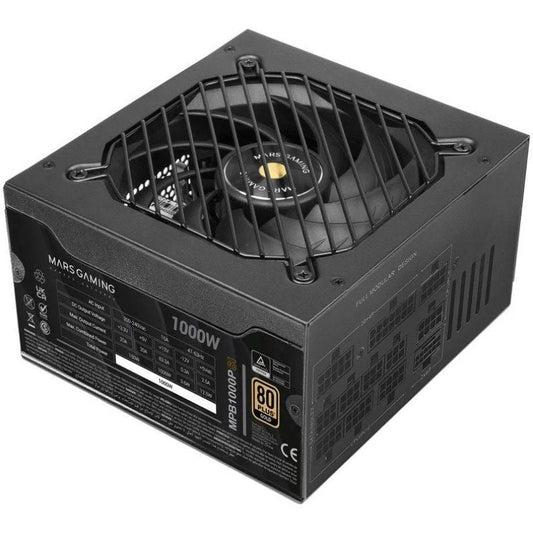 Fuente de Alimentación Mars Gaming MPB1000PSI
1000W
Ventilador 14cm
80 Plus Gold