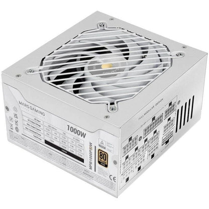 Fuente de Alimentación Mars Gaming MPB1000PSI
1000W
Ventilador 14cm
80 Plus Gold
Blanca