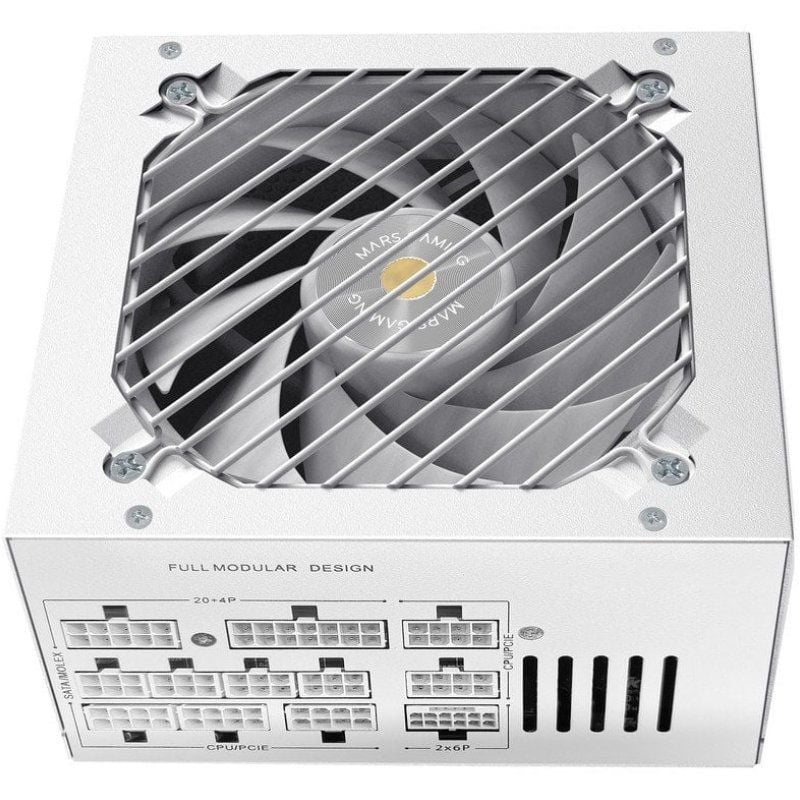 Fuente de Alimentación Mars Gaming MPB1000PSI
1000W
Ventilador 14cm
80 Plus Gold
Blanca