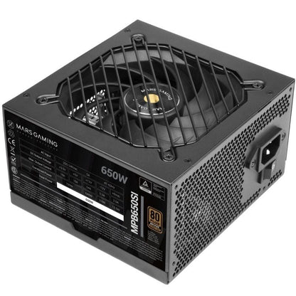 Fuente de Alimentación Mars Gaming MPB650SI
650W
Ventilador 12cm
80 Plus Bronze