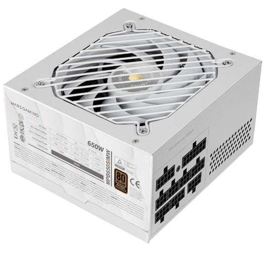 Fuente de Alimentación Mars Gaming MPB650SIM
650W
Ventilador 12cm
80 Plus Bronze