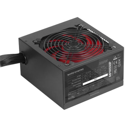 Fuente de Alimentación Mars Gaming MPIII550P
550W
Ventilador 12cm