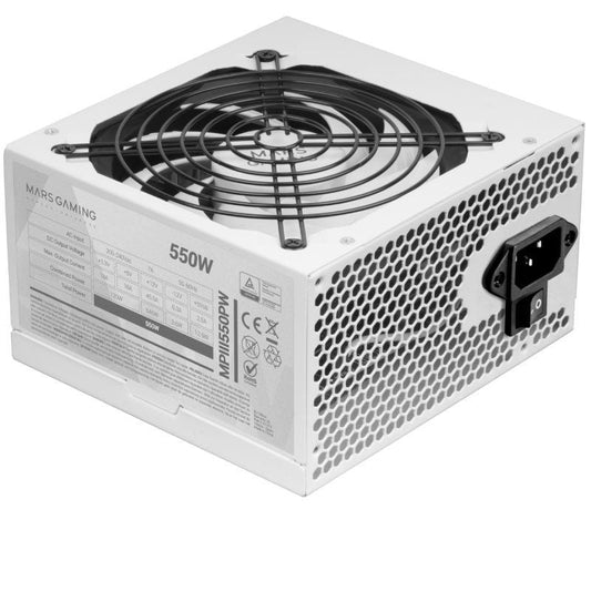 Fuente de Alimentación Mars Gaming MPIII550P
550W
Ventilador 12cm