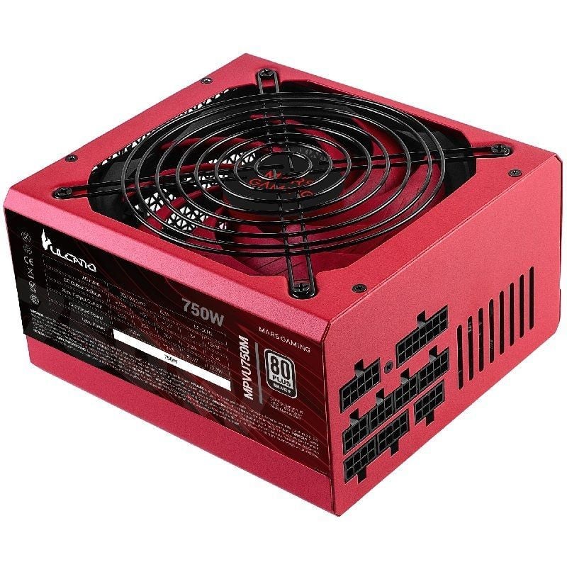 Fuente de Alimentación Mars Gaming MPVU750M
750W
Ventilador 14cm
80 Plus Silver