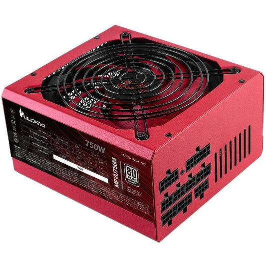 Fuente de Alimentación Mars Gaming MPVU750M
750W
Ventilador 14cm
80 Plus Silver