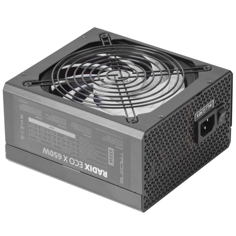 TACENS Psu Radix Eco X 650w 14CM FAN Black