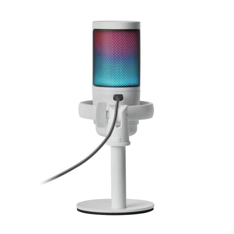 MARS GAMING Microfono Pro ADC 196KHZ 24BITS blanco