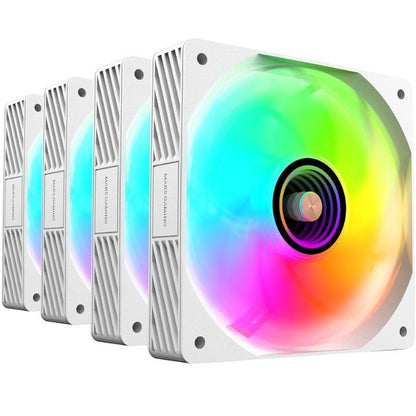 Pack 4 Ventiladores Mars Gaming MF-SI4KIT
12cm + HUB + Mando a Distancia
ARGB
Blancos