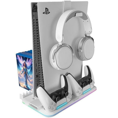 Soporte Multifunción RGB para PS5 Mars Gaming MPS5-B2
Blanco