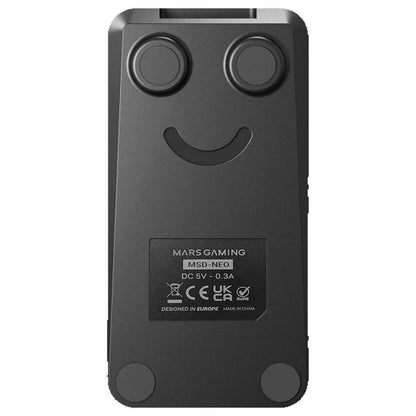 Control Deck Mars Gaming MSD-NEO
15 Teclas LCD
1 Rueda
2 Botones
Negro