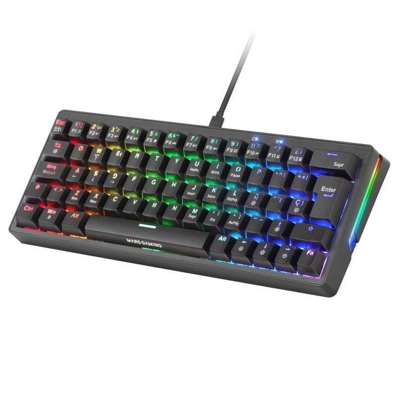 Teclado Gaming Mecánico Mars Gaming MKMINIPRO
Switch Azul
Negro