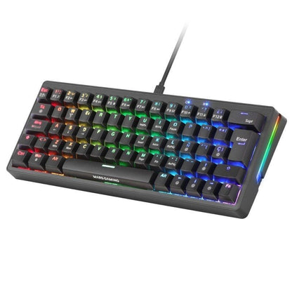 Teclado Gaming Mecánico Mars Gaming MKMINIPRO
Switch Azul
Negro