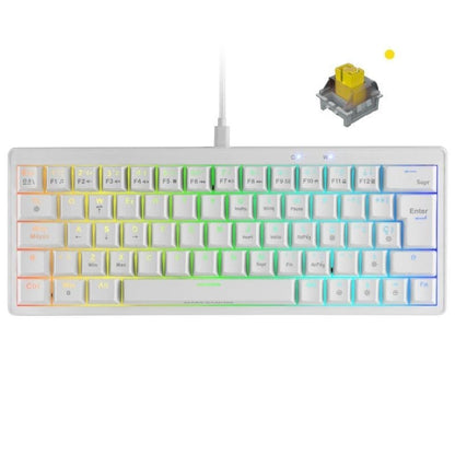 Teclado Gaming Mecánico Mars Gaming MKMINIPRO
Switch Amarillo
Blanco