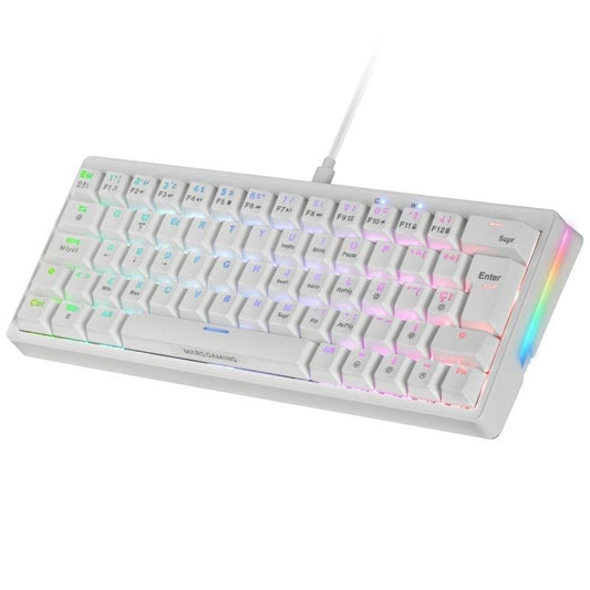 Teclado Gaming Mecánico Mars Gaming MKMINIPRO
Switch Amarillo
Blanco