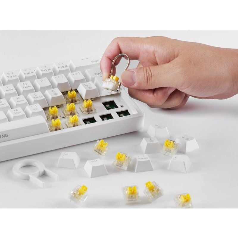 Teclado Gaming Mecánico Mars Gaming MKMINIPRO
Switch Amarillo
Blanco