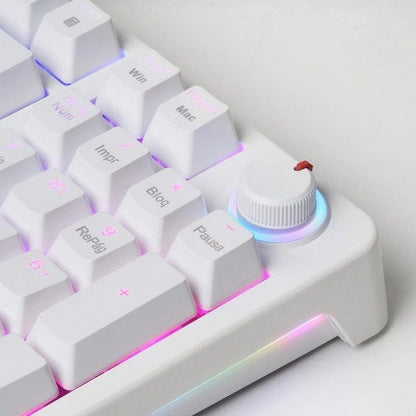 Mars Gaming Teclado MKPROWBES BlueSwitch RGB White