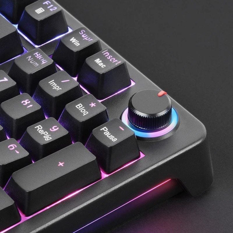 Mars Gaming Teclado MKPROBES Blue Switch RGB Negro