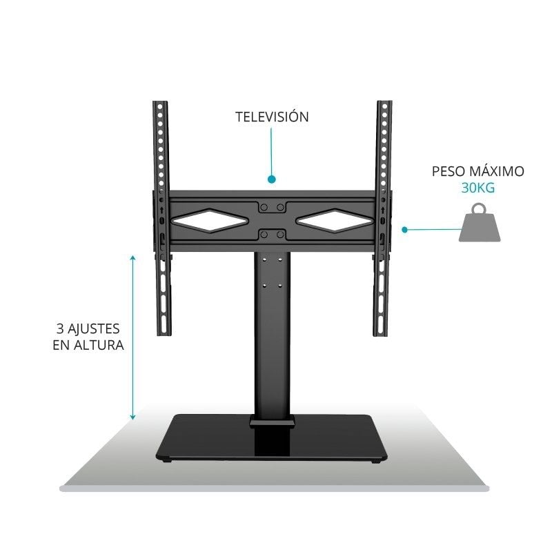 Soporte de Mesa TM Electrón TMSLC419 para TV de 32-50"
hasta 30kg