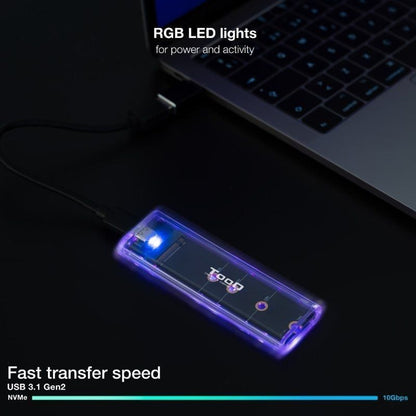 Caja Externa para Disco SSD M.2 NVMe TooQ TQE-2200
USB 3.2
Sin tornillos