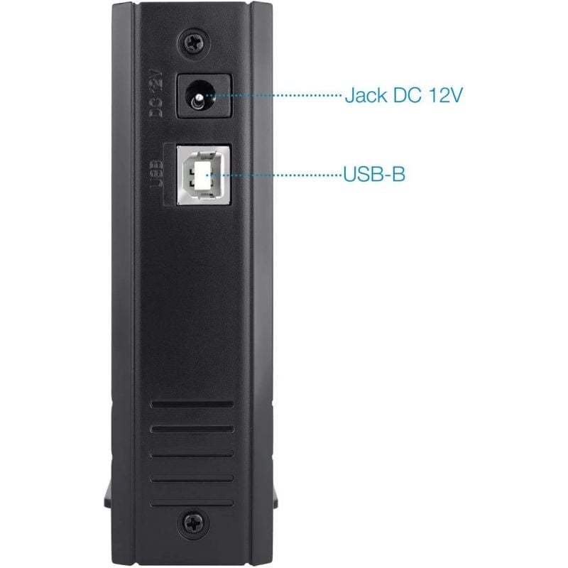 Caja Externa para Disco Duro de 3.5" TooQ TQE-3520B
USB 2.0