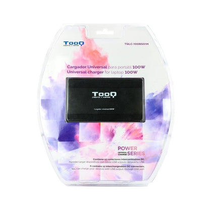 Cargador de Portátil TooQ TQLC-100BS01M
100W
Manual
12 Conectores
Voltaje 12-24V
1 USB