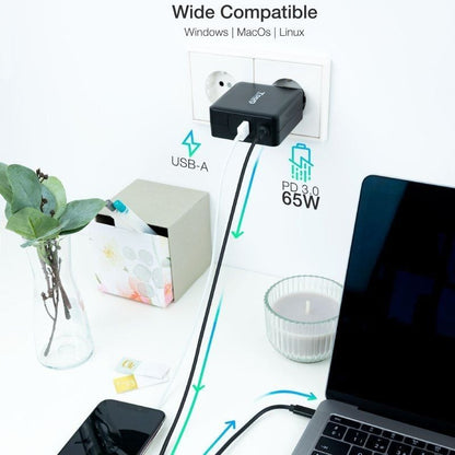 Cargador de Portátil TooQ TQLC-USBC65PD USB Tipo-C
65W
Automático
Voltaje 5-20V