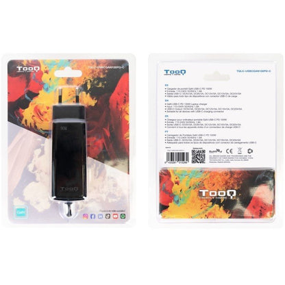 Cargador de Portátil GaN TooQ TQLC-USBCGAN100PD-C USB Tipo-C
100W
Automático
Voltaje 5-20V