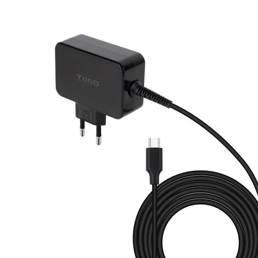 Tooq Cargador portatil GAN USB-C PD 65W Negro