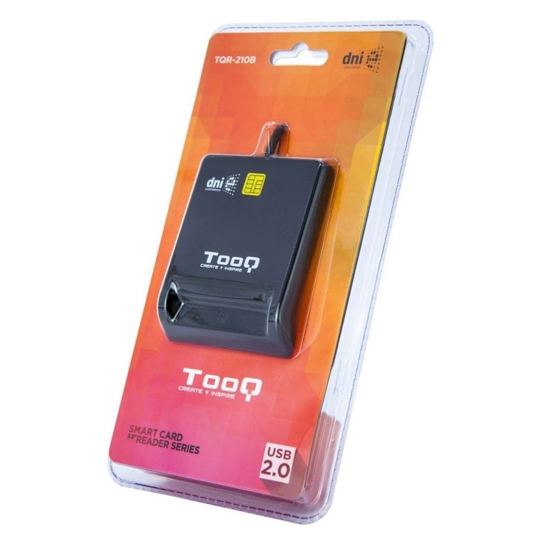 Tooq Lector de tarjetas DNIE usb 2.0 negro