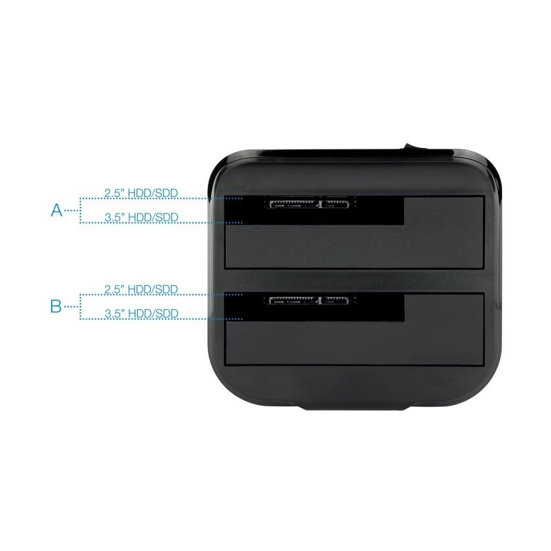 Docking Station para Discos Duros TooQ TQDS-802B