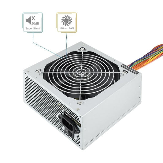 Fuente de Alimentación Tooq TQEP-500SSE-O OEM
500W
Ventilador 12cm