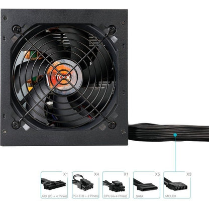 Fuente de Alimentación TooQ TQHELIOS-750SP
750W
Ventilador 12cm
80 Plus Bronze