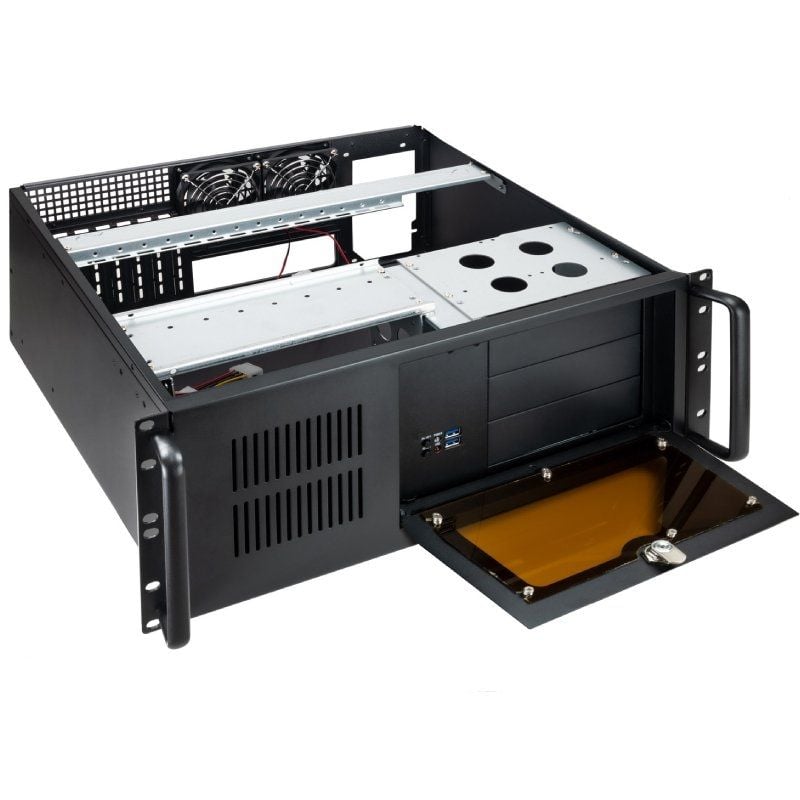Tooq Caja RACK-406N-USB3 4U 19" ATX Sin F.A Negro