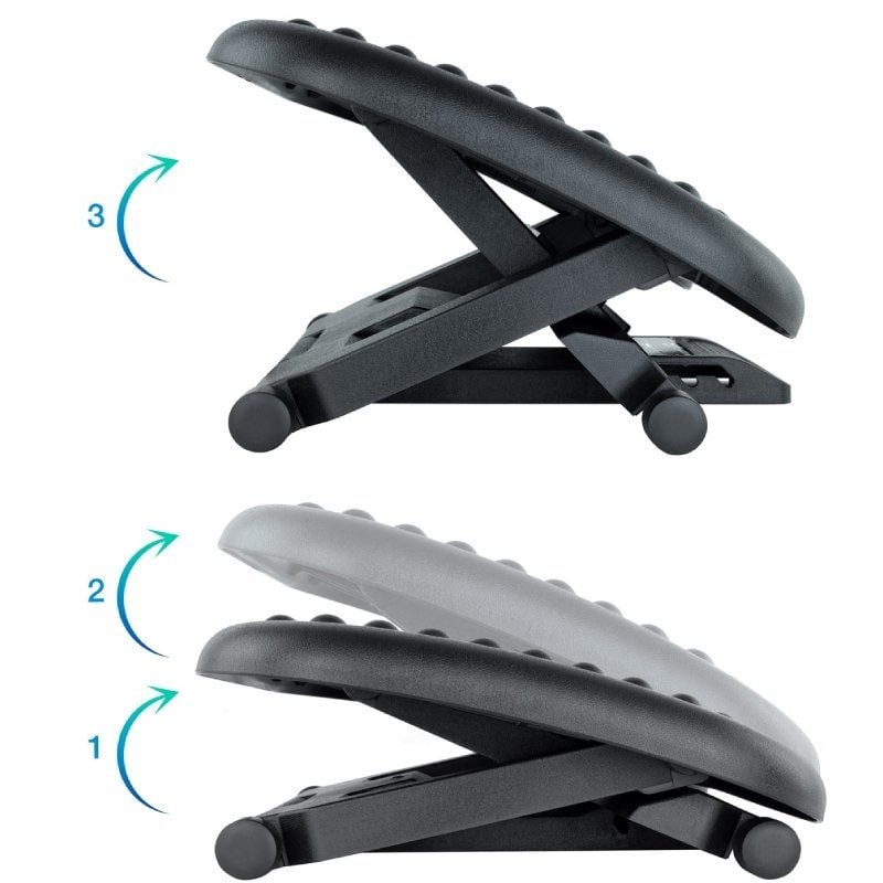 Reposapiés Ajustable
Inclinable TooQ TQFR0603-B
460 x 340mm