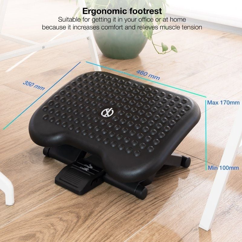 Reposapiés Ajustable
Inclinable TooQ TQFR0603-B
460 x 340mm