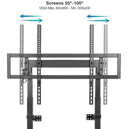 Soporte de Pared Fijo
Suelo TooQ HIPERIÓN FS2280M-B para TV de 55-100"
hasta 120kg