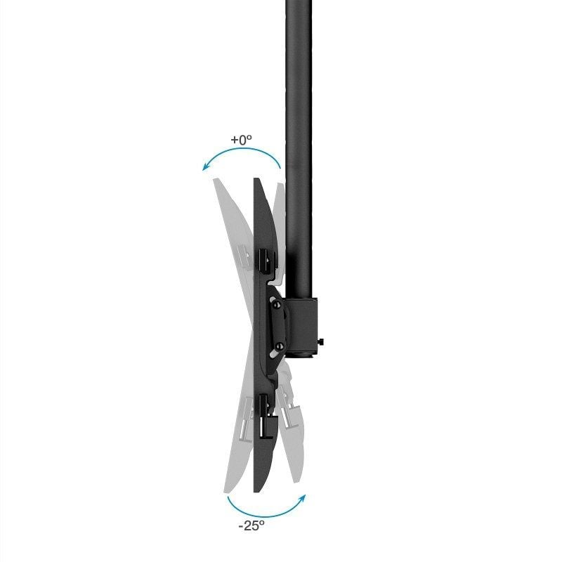 Soporte de Techo Giratorio
Inclinable
Nivelable TooQ LPCE1186TSLI-XL-B para TV de 43-86"
hasta 60kg