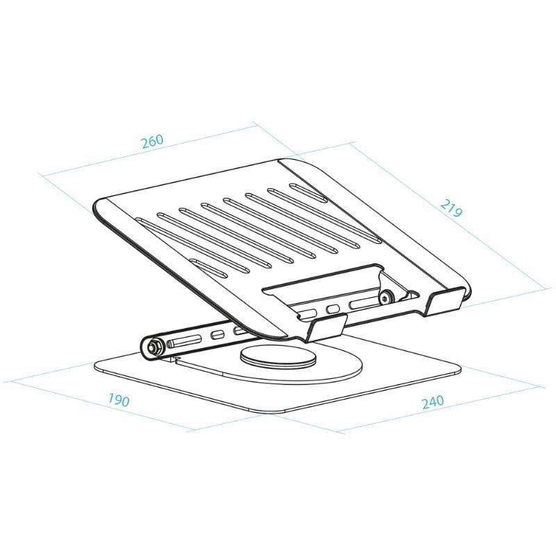 Soporte TooQ PH-DAFNE-S para Portátil
Tablet hasta 17"