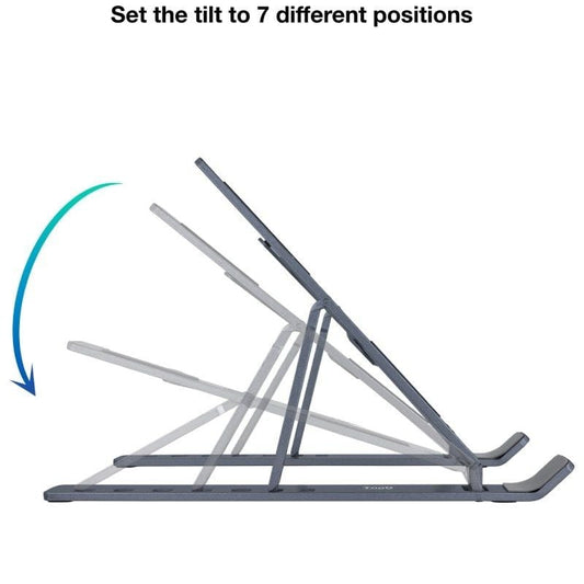 Tooq Soporte elevador plegable portátiles Gris