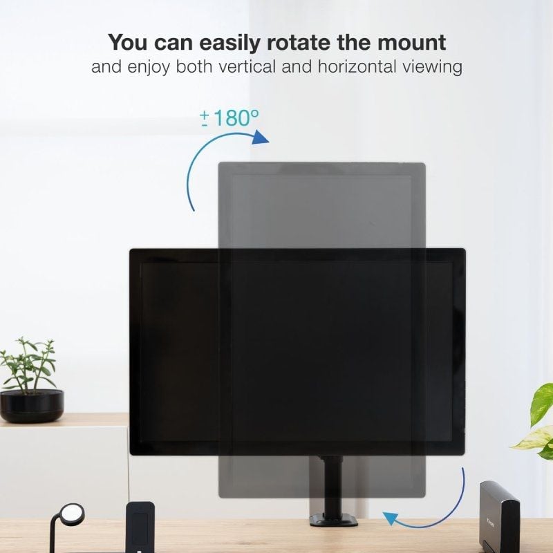 Tooq Soporte mesa DB1801TN-B 1 brazo 17-32"