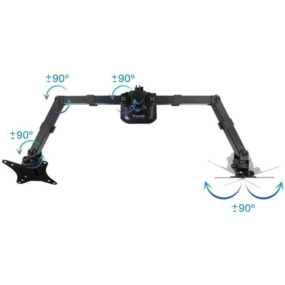 Soporte de Mesa para 2 Monitores TooQ DB1802TN-B
Giratorio
Inclinable
hasta 8kg