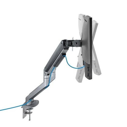 Soporte de Mesa para 2 Monitores TooQ DB4132TNR-G
Giratorio
Inclinable
hasta 9kg