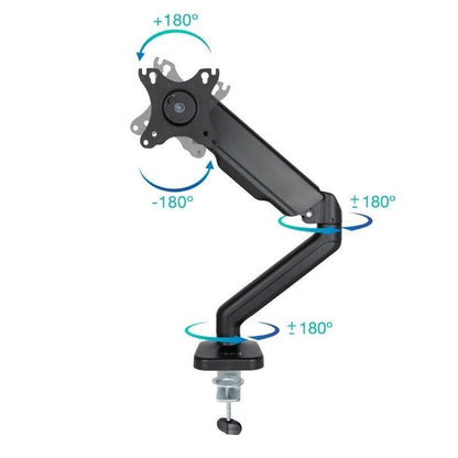 Tooq DB5032TNR-B Soporte mesa 1 brazo 17"-32"