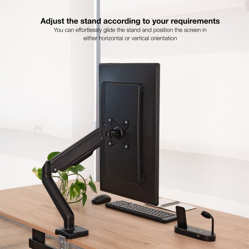 Tooq DB5032TNR-B Soporte mesa 1 brazo 17"-32"