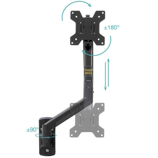 Soporte de Pared para Monitor TooQ LP1334TNR-B
Giratorio
Inclinable
Rotatorio
hasta 10kg