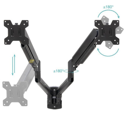 Soporte de Pared para 2 Monitores TooQ LP1434TNR-B
Giratorio
Inclinable
Rotatorio
hasta 10kg
